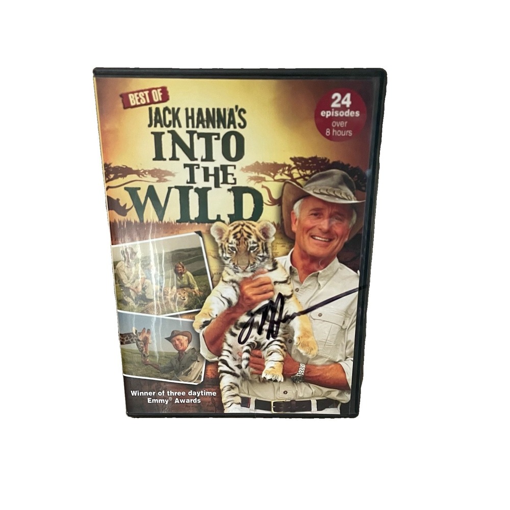 Best Of Jack Hanna's Into the Wild (DVD, 2014, 2-Disc Set) Autograph Signed